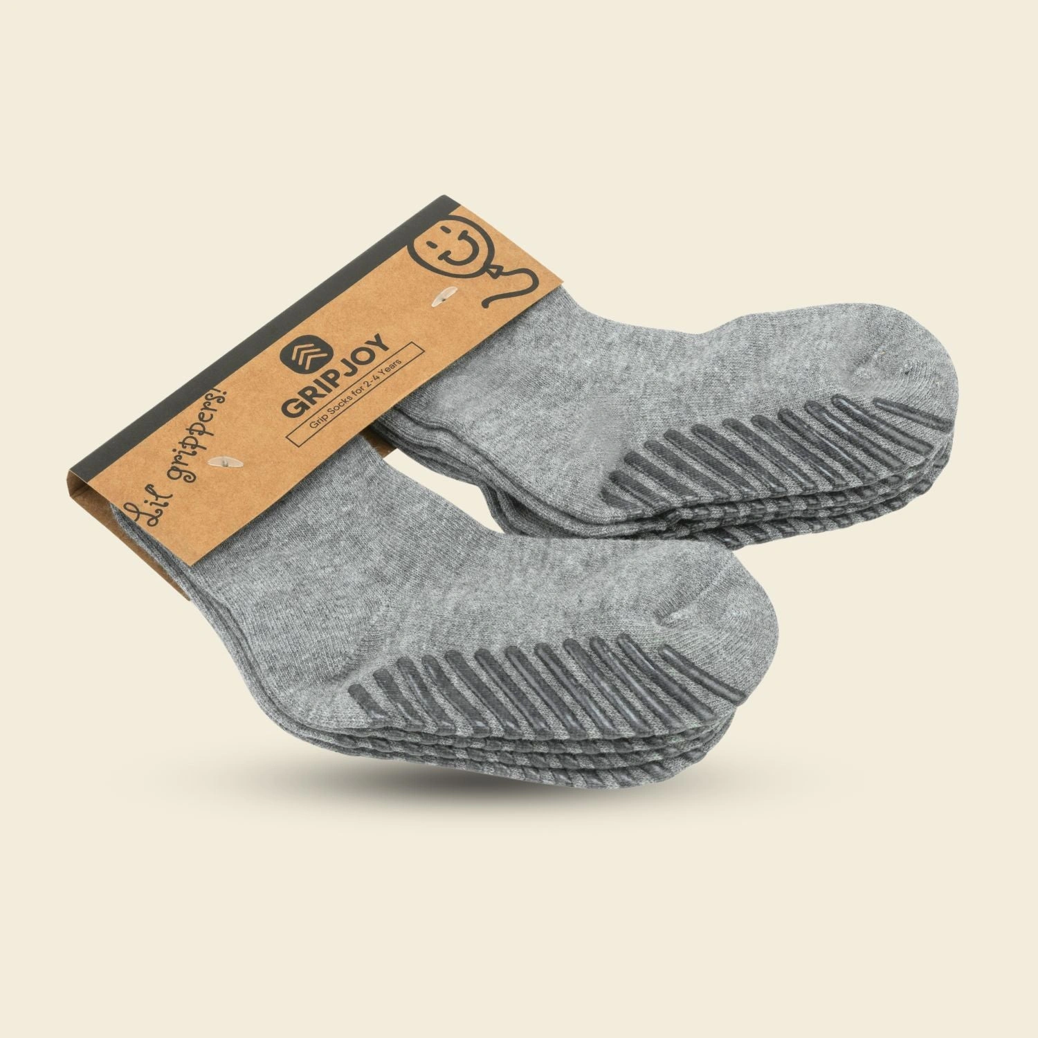 Cozy Crew Socks for Little Feet: 4-Pack Grip & Go Adventures!
